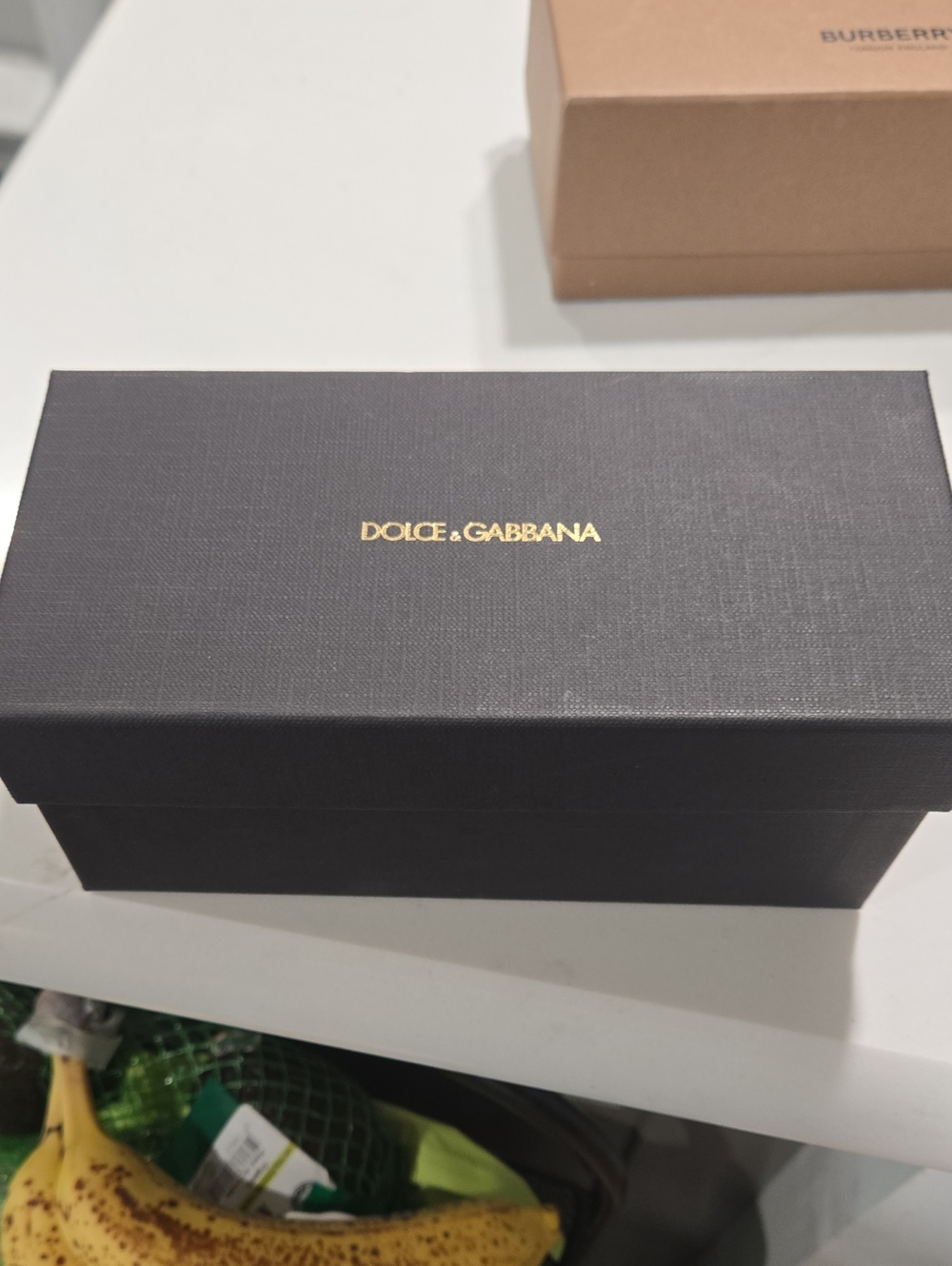 Dolce & Gabbana Black Box with Gold Logo
